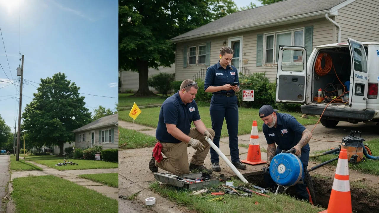 Sewer Line Repair in Laketon, IN near me